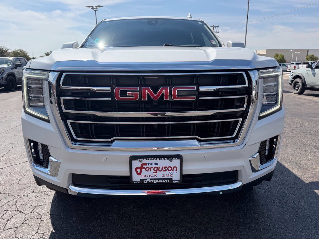 Used 2022 WHITE FROST TRICOAT GMC SLT image 8