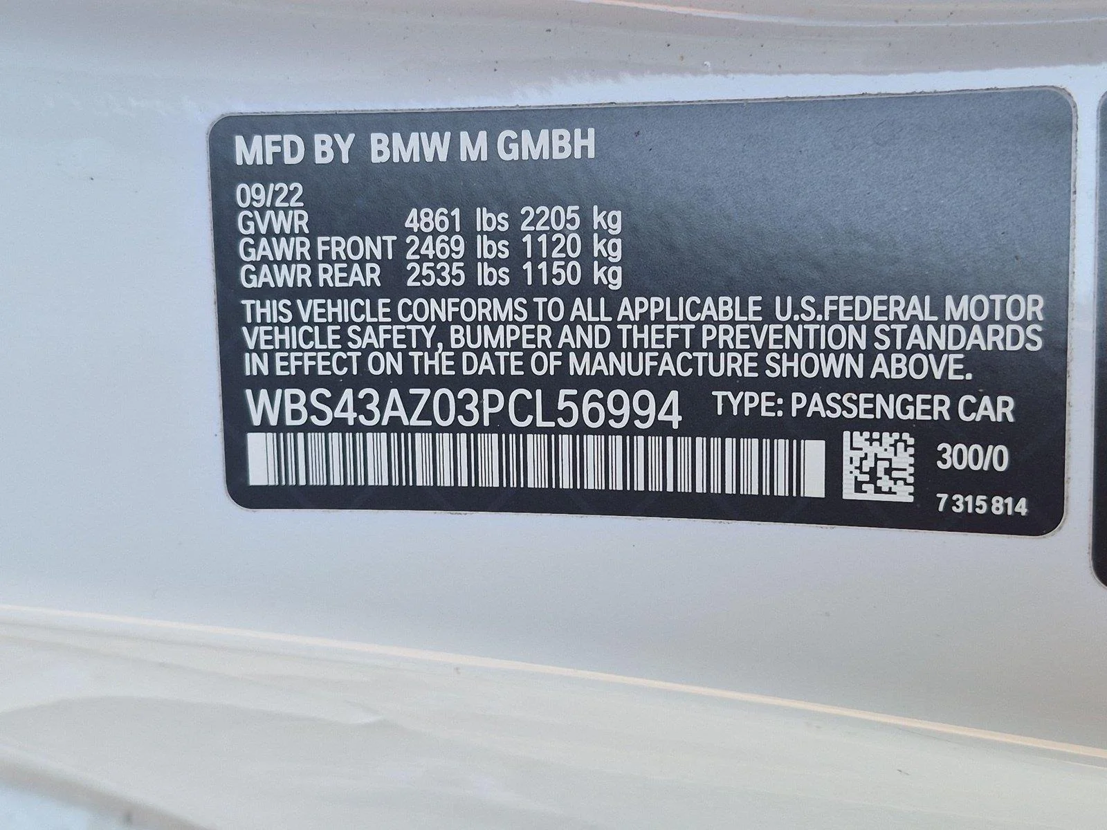 Used 2023 Alpine White BMW Competition xDrive image 33