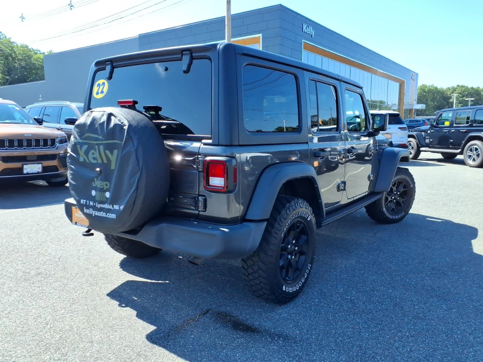 Certified Used 2022 Granite Crystal Metallic Clearcoat Jeep Unlimited Willys image 7