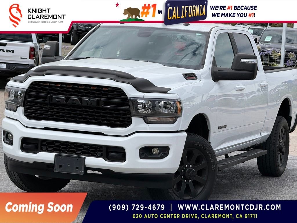 Used 2023 Bright White Clearcoat Ram Big Horn image 1