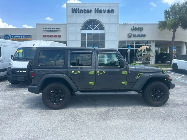 Used 2020 Gray Jeep Unlimited Willys image 6