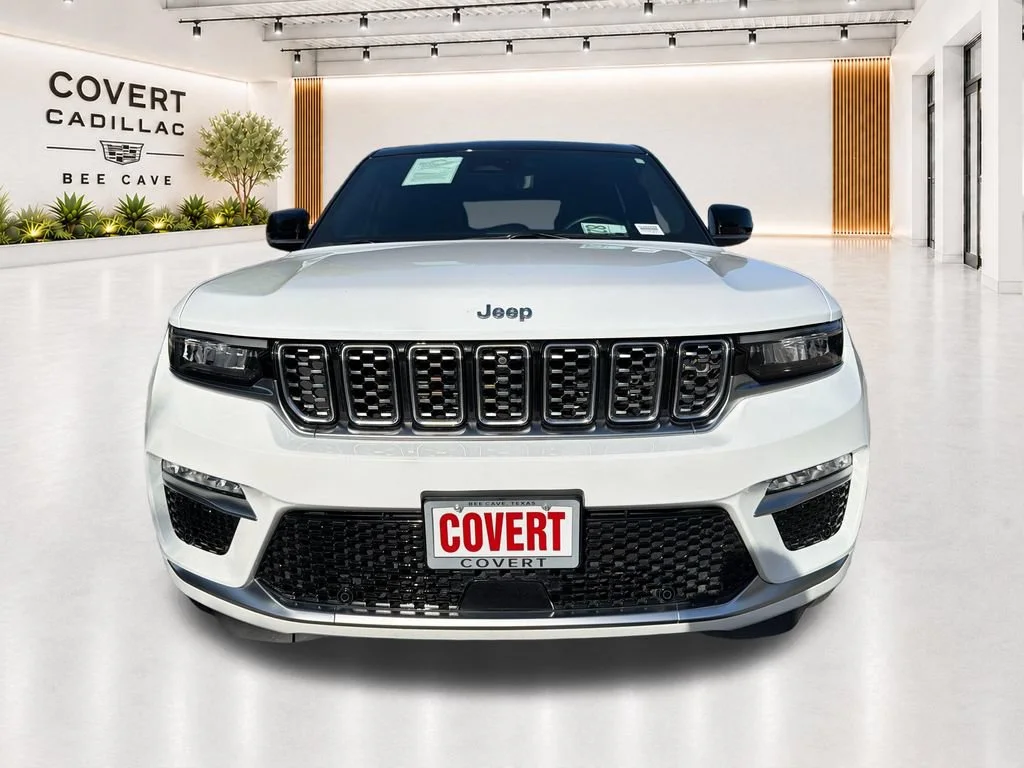 Used 2023 Bright White Clea Jeep Summit Reserve image 3