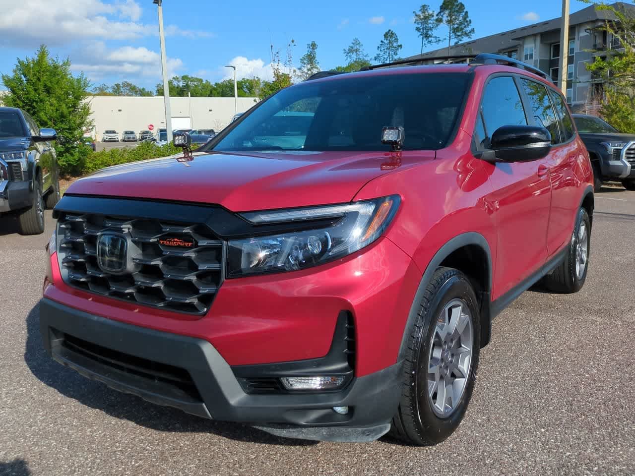 Used 2023 Radiant Red Metallic II Honda TrailSport image 2