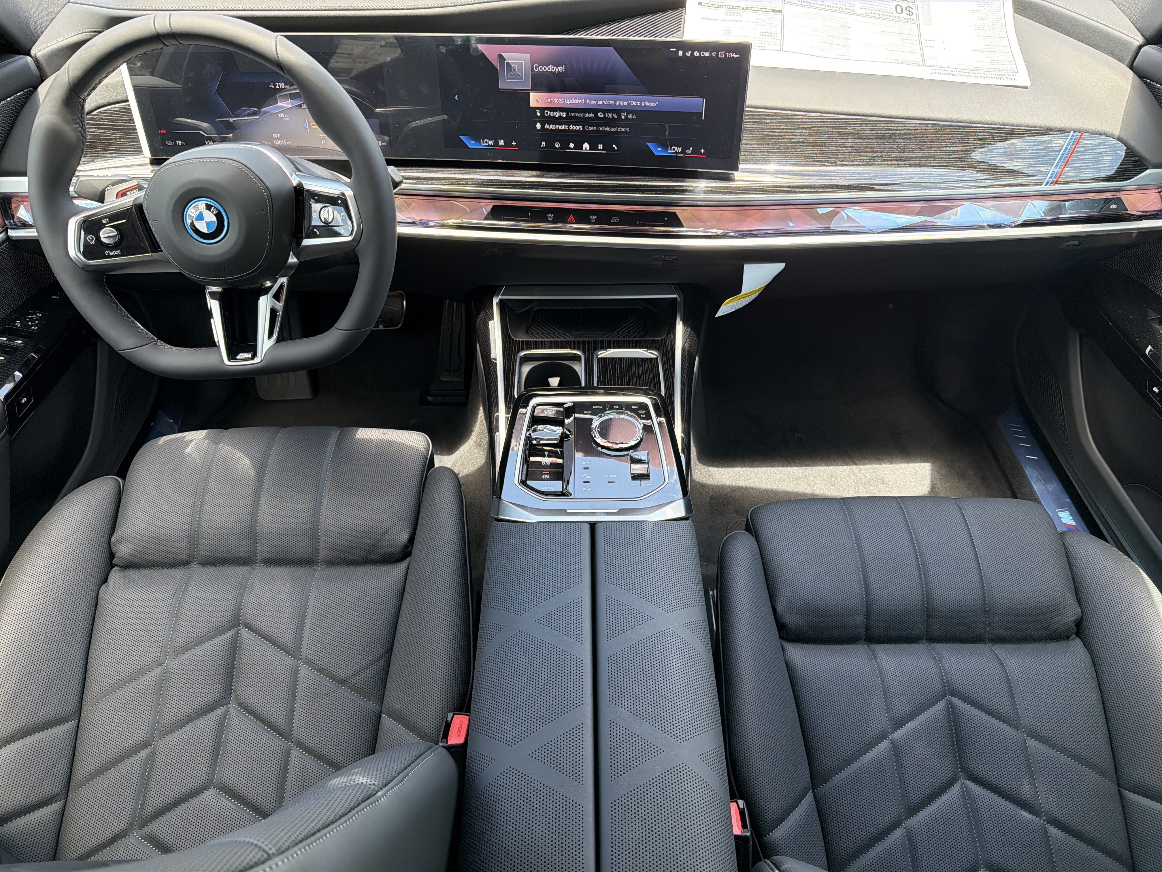 New 2026 Black Sapphire Metallic BMW xDrive60 image 3