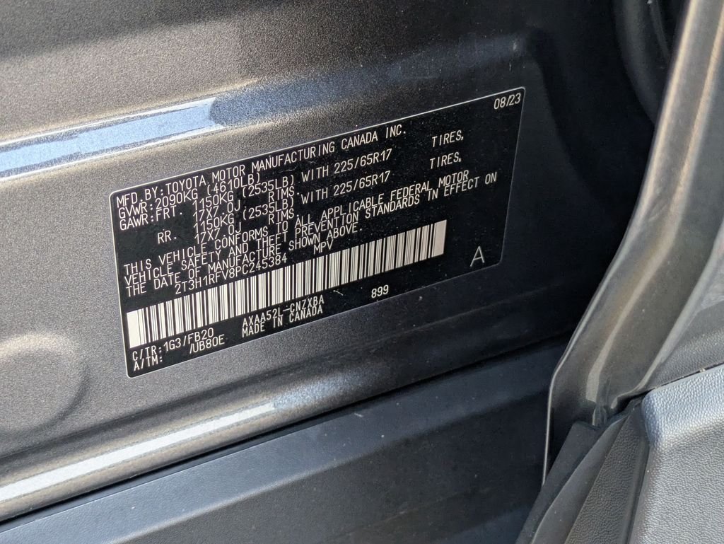 Used 2023 Gray Toyota LE image 23