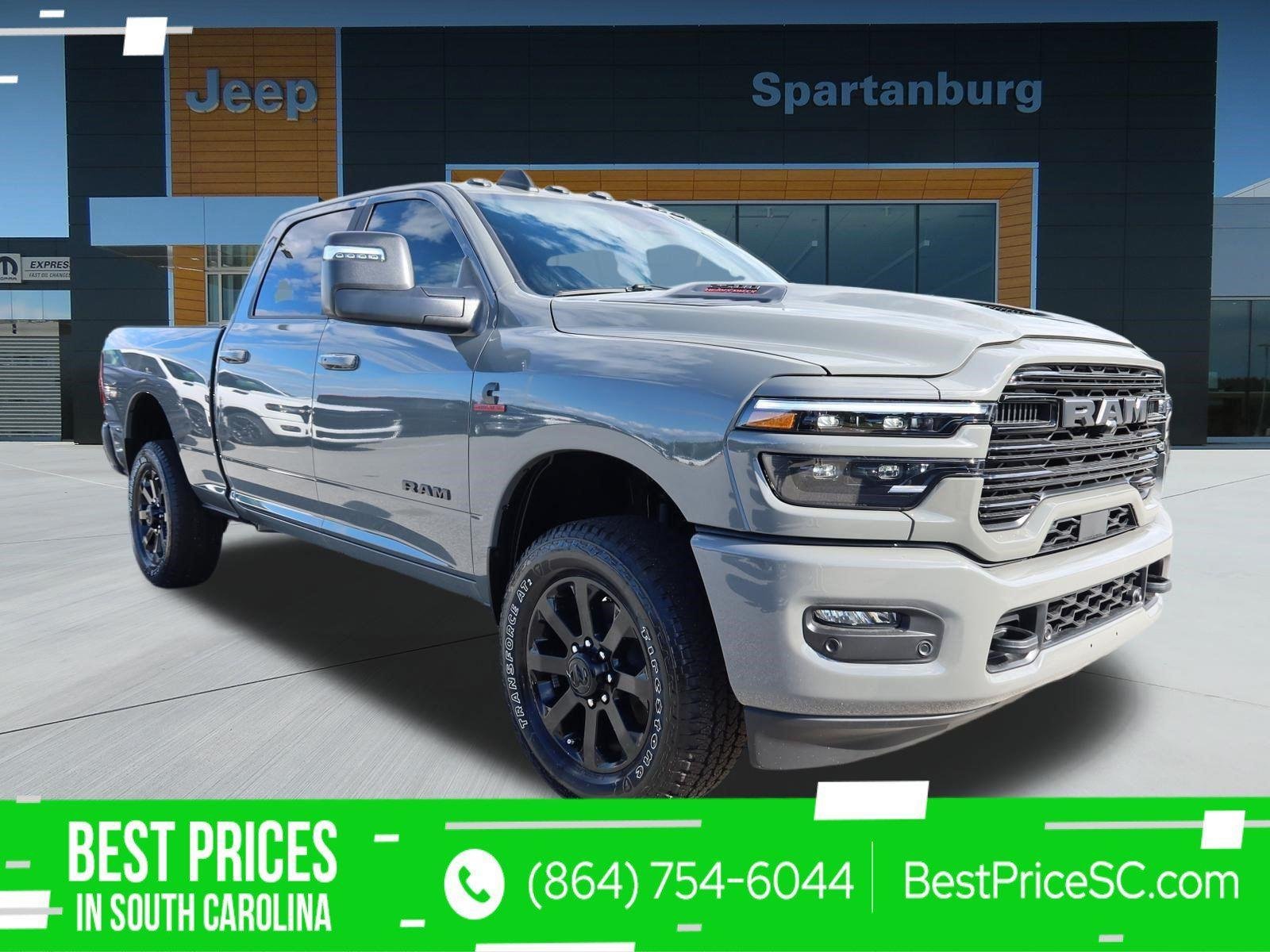 New 2026 Ceramic Gray Clear-Coat Exterior Paint RAM Laramie image 1