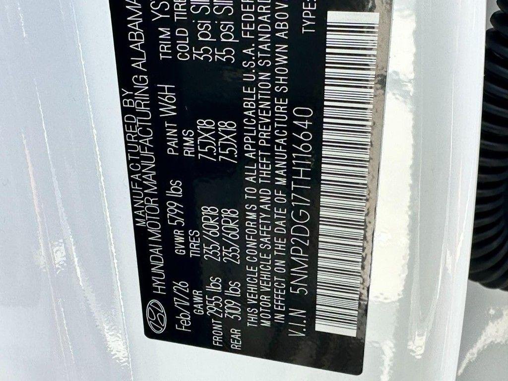 New 2026 White Hyundai SEL image 15
