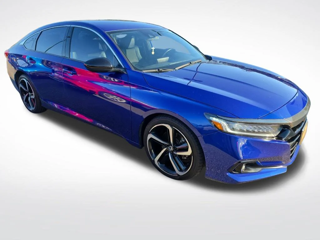 Used 2021 Blue Honda Sport image 4
