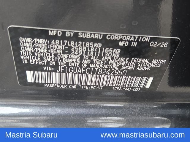 Used 2026 Gray Metallic Subaru Sport image 5