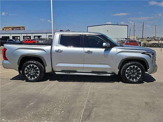 Used 2023 Celestial Silver Metallic Toyota Limited (A10) 4x4 CrewMax 5.5 ft. box 145.7 in. WB image 4