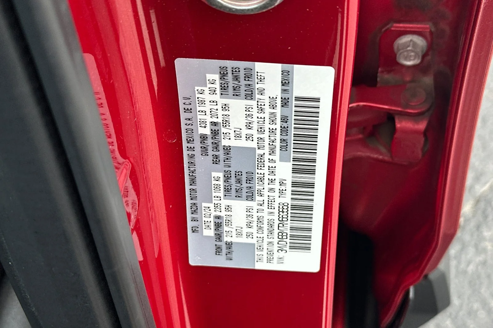 Used 2024 Red Mazda 2.5 S Select Sport image 27