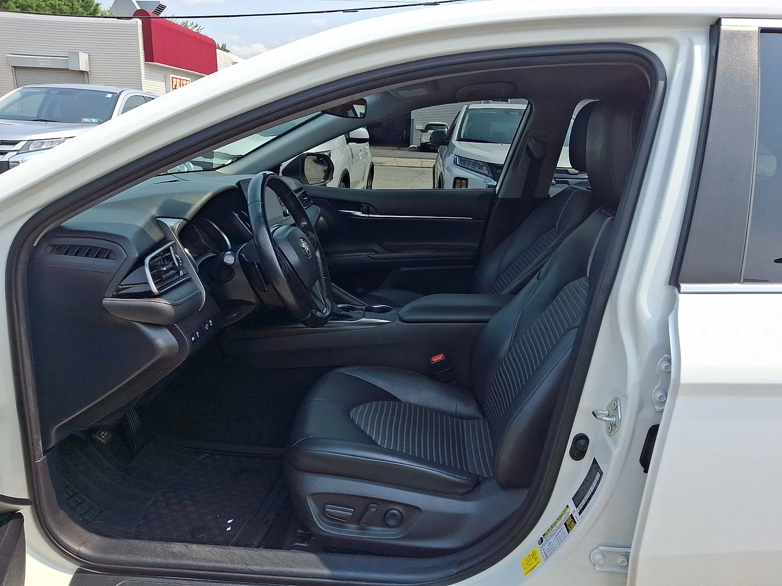 Used 2021 White Toyota SE image 12