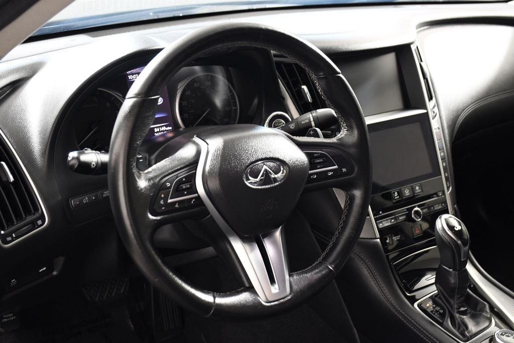 Used 2018 Black Obsidian INFINITI Sport image 13