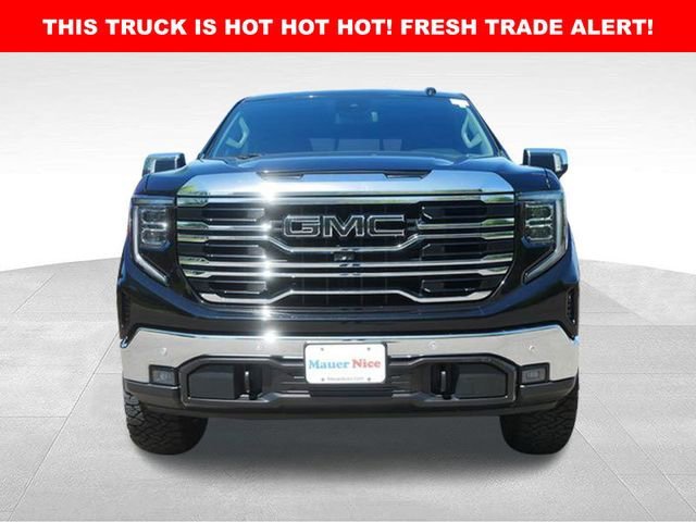 Certified 2023 GMC Sierra 1500 SLT with VIN 1GTUUDEL1PZ308770 for sale in Anoka, Minnesota