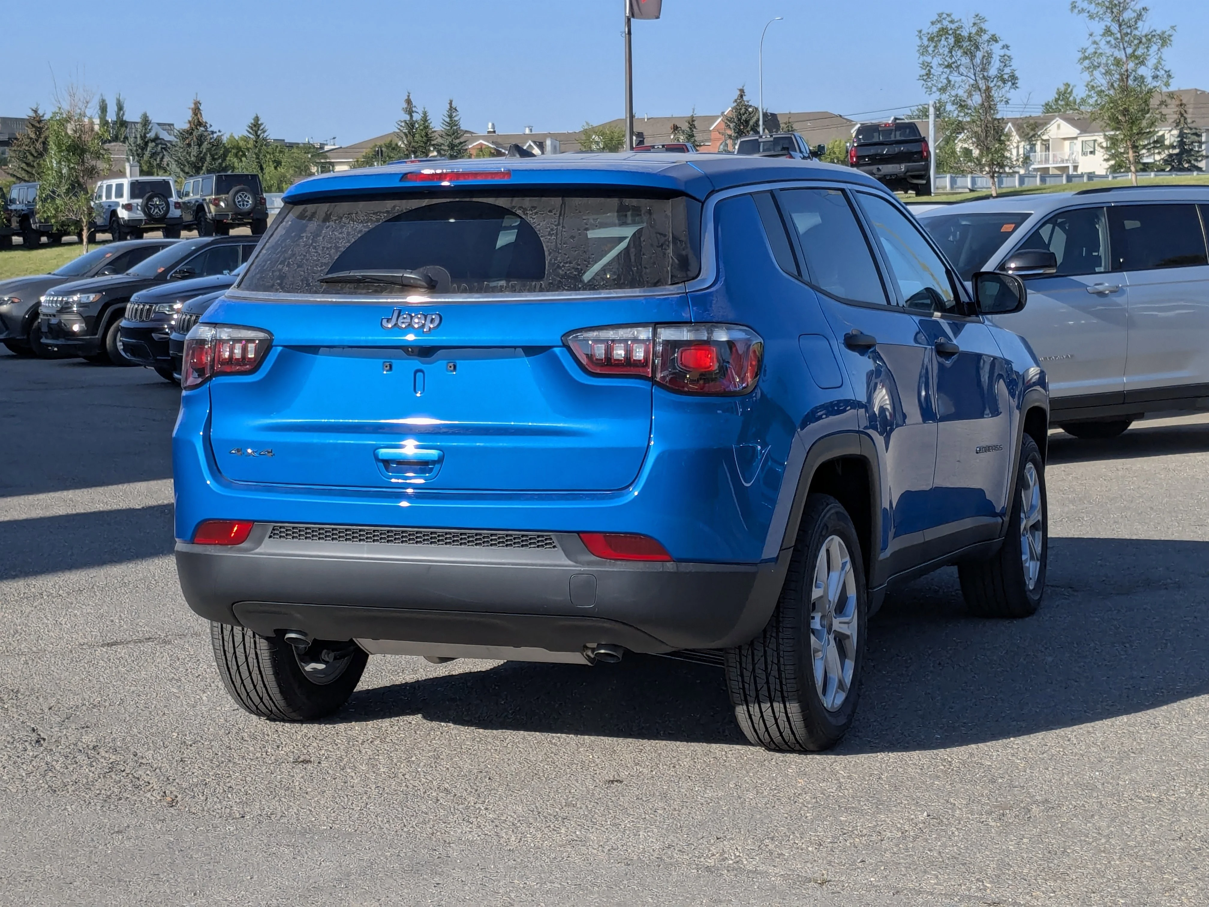 New 2025 Blue Jeep Sport - - Forward Collision Warning - LED Head Lamps - Heated Seats and More! image 8