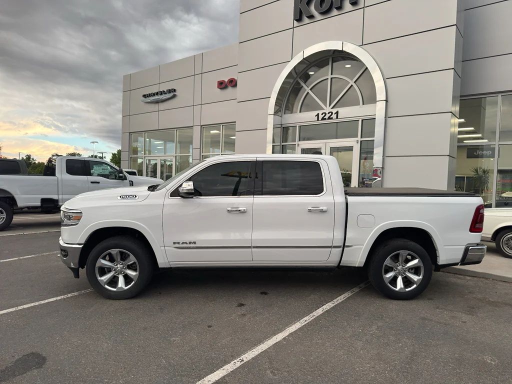 Used 2021 Bright White Clearcoat Ram Limited image 2