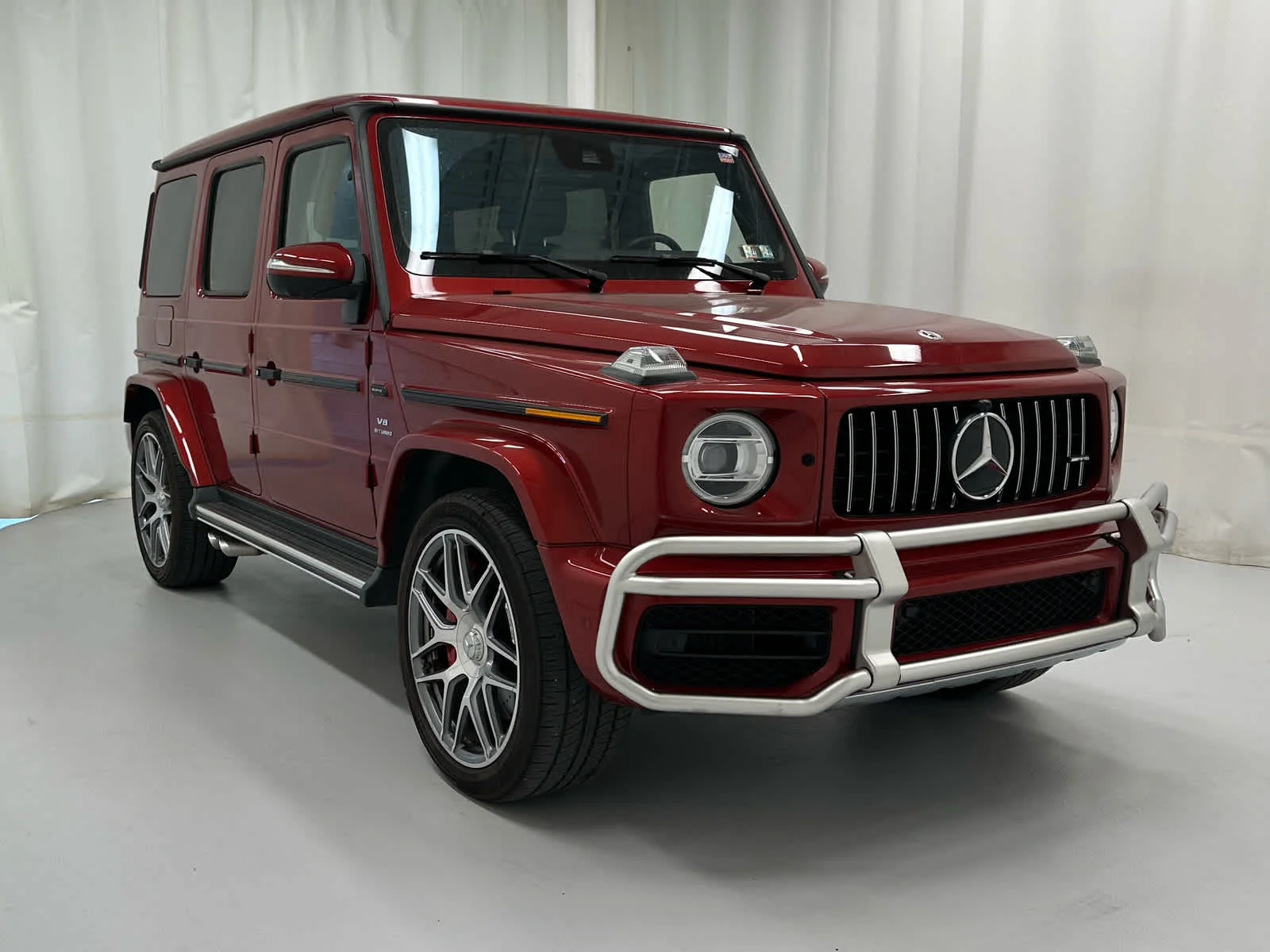 Used 2022 MANUFAKTUR Cardinal Red Metallic Mercedes-Benz AMG® G 63 image 2