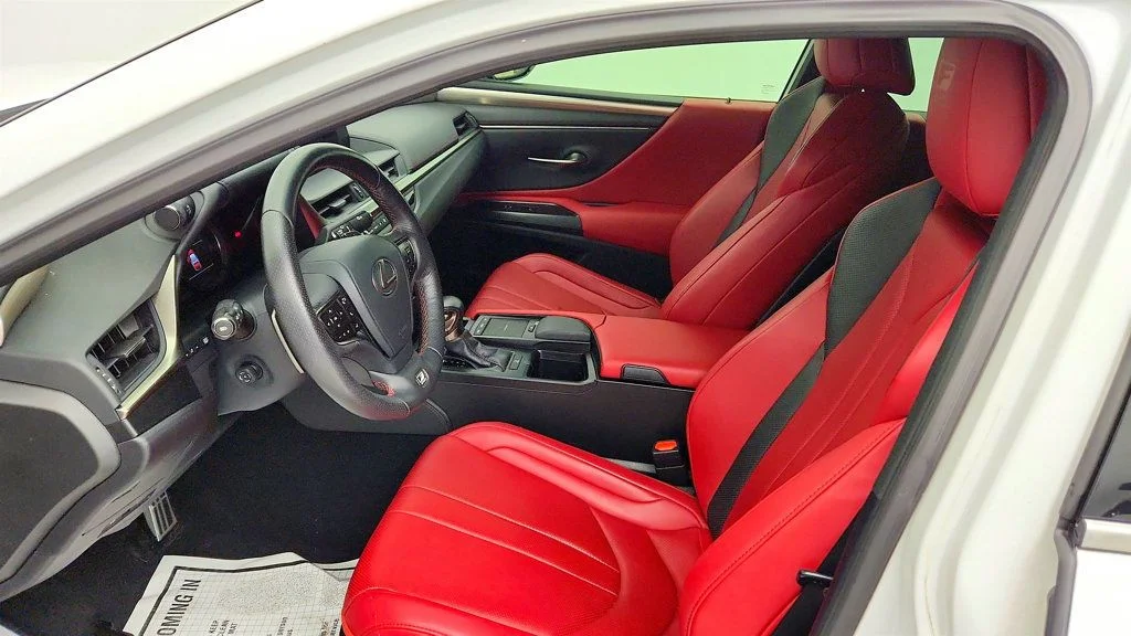 Used 2021 Ultra White Lexus ES 350 F SPORT w/ F SPORT Heated Leather Steering Wheel image 21
