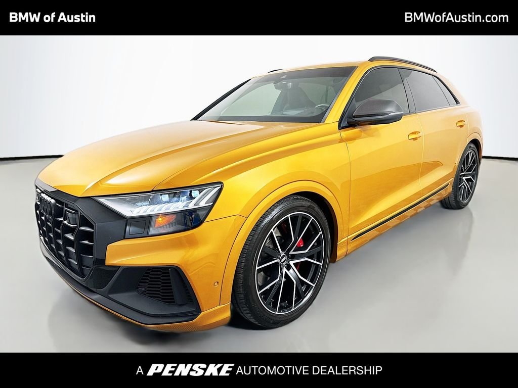 Used 2021 Dragon Orange Metallic Audi 4.0T Prestige image 1