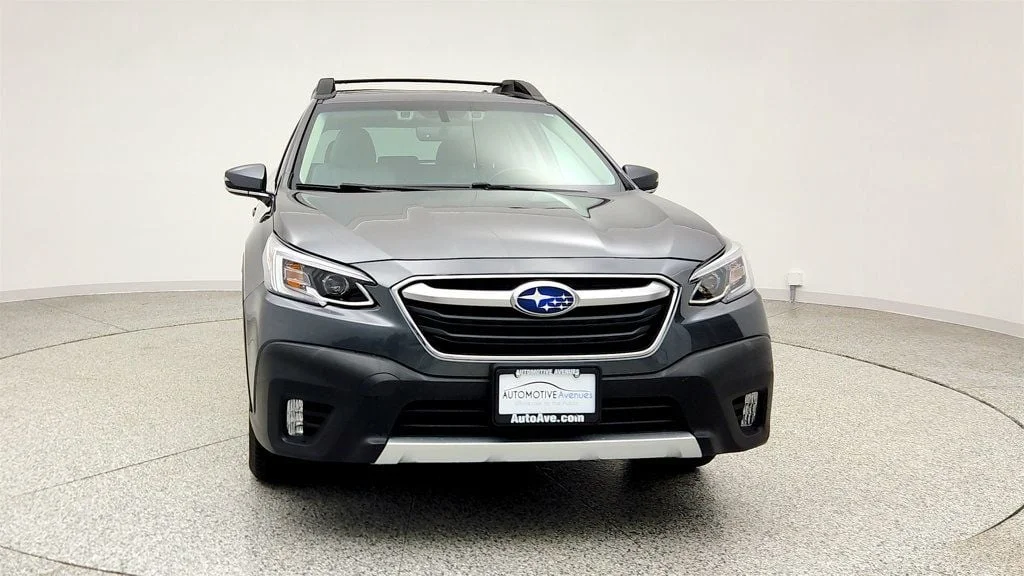 Used 2022 Magnetite Gray Metallic Subaru Limited CVT with Power Moonroof, HSW, Navigation System & More image 2