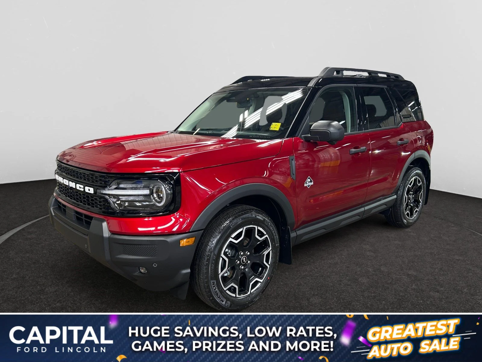 New 2026 Ruby Red Metallic Tinted Clearcoat Ford Outer Banks image 1