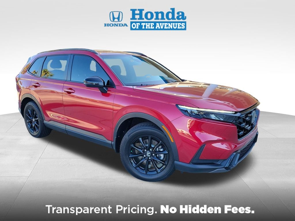 Certified Used 2026 Radiant Red Metallic Honda AWD Sport Hybrid image 1