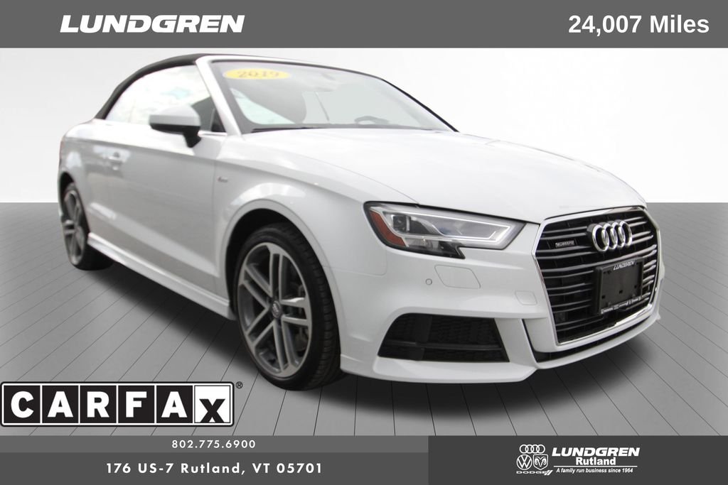 Used 2019 White Audi 2.0T Premium Plus image 1