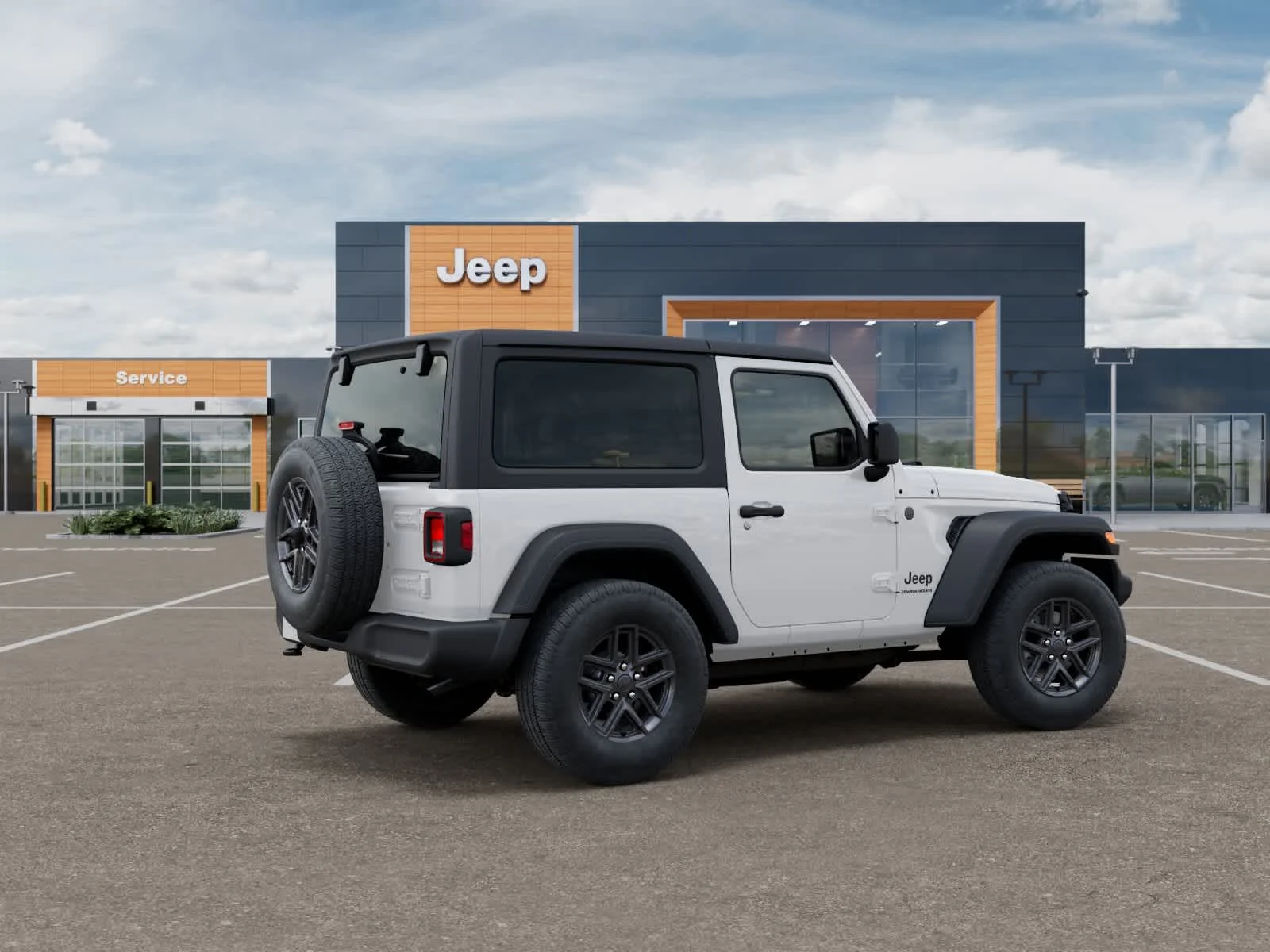 New 2026 Bright White Clearcoat Jeep Sport S image 4