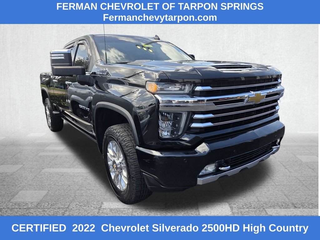 Used 2022 Black Chevrolet High Country image 1