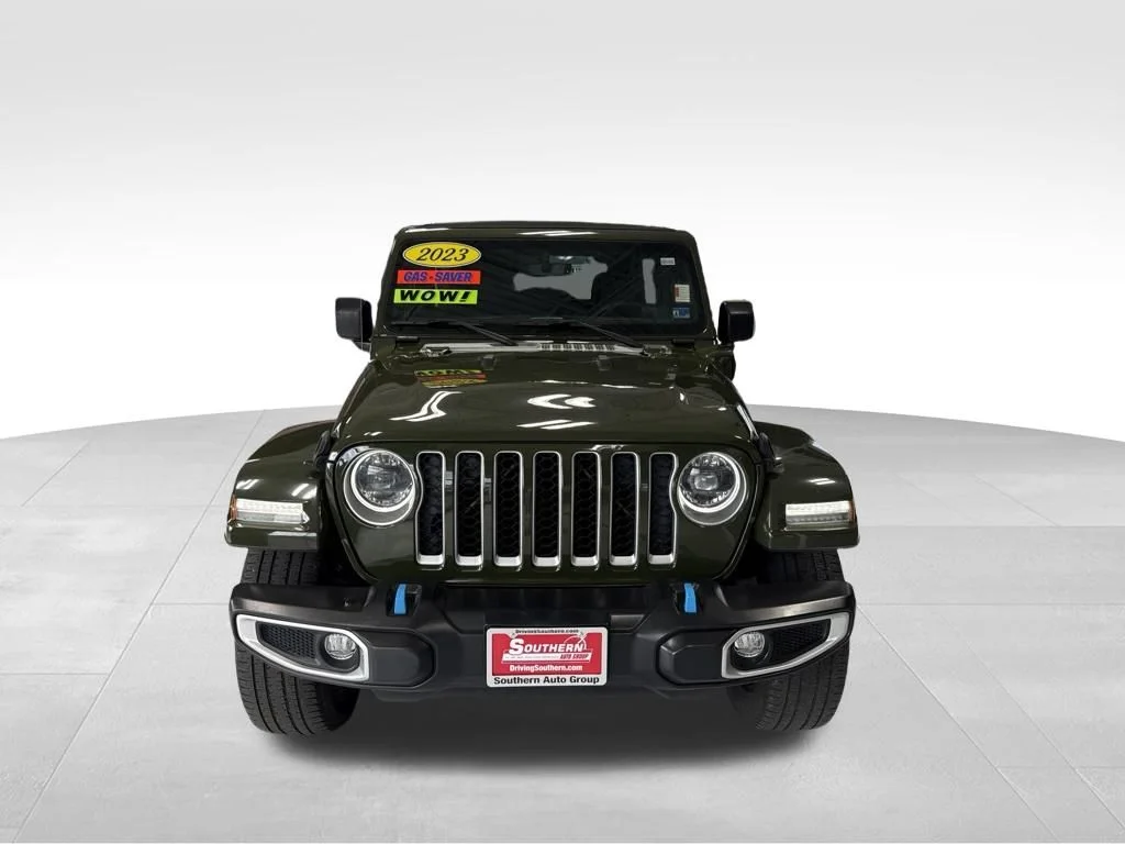 Used 2023 Green Jeep Sahara 4xe image 9
