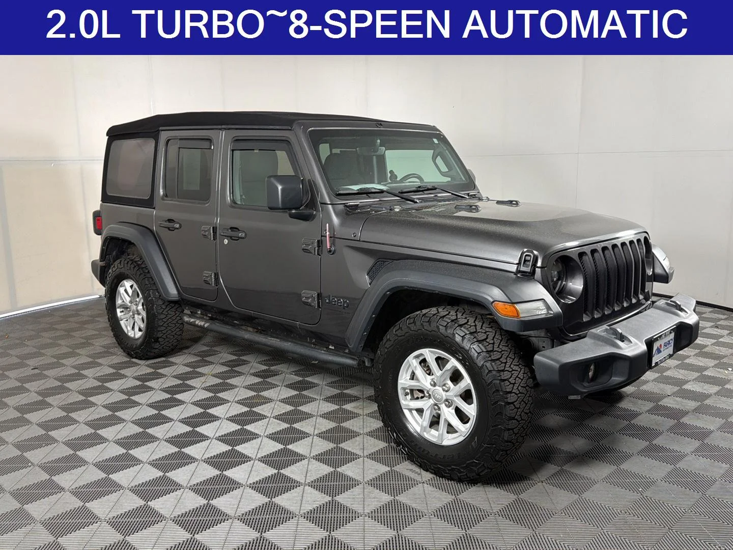 Used 2023 Granite Crystal Metallic Clearcoat Jeep Sport S image 2
