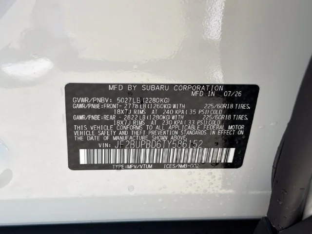 New 2026  Subaru Premium image 26