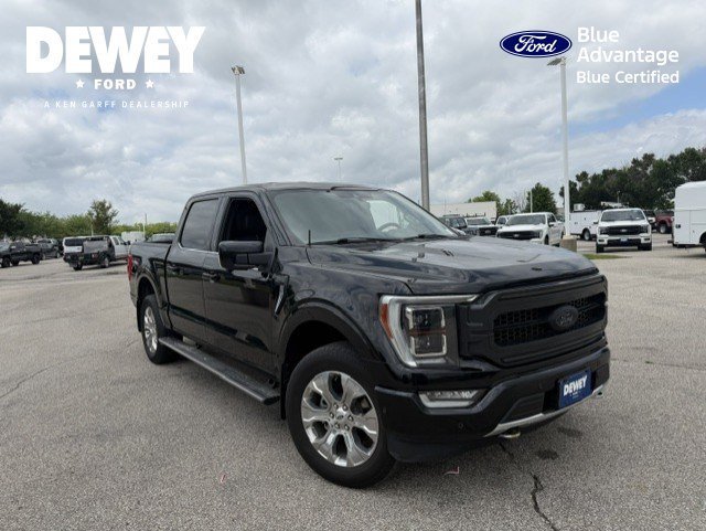Used 2022 Black Metallic Ford Platinum image 1