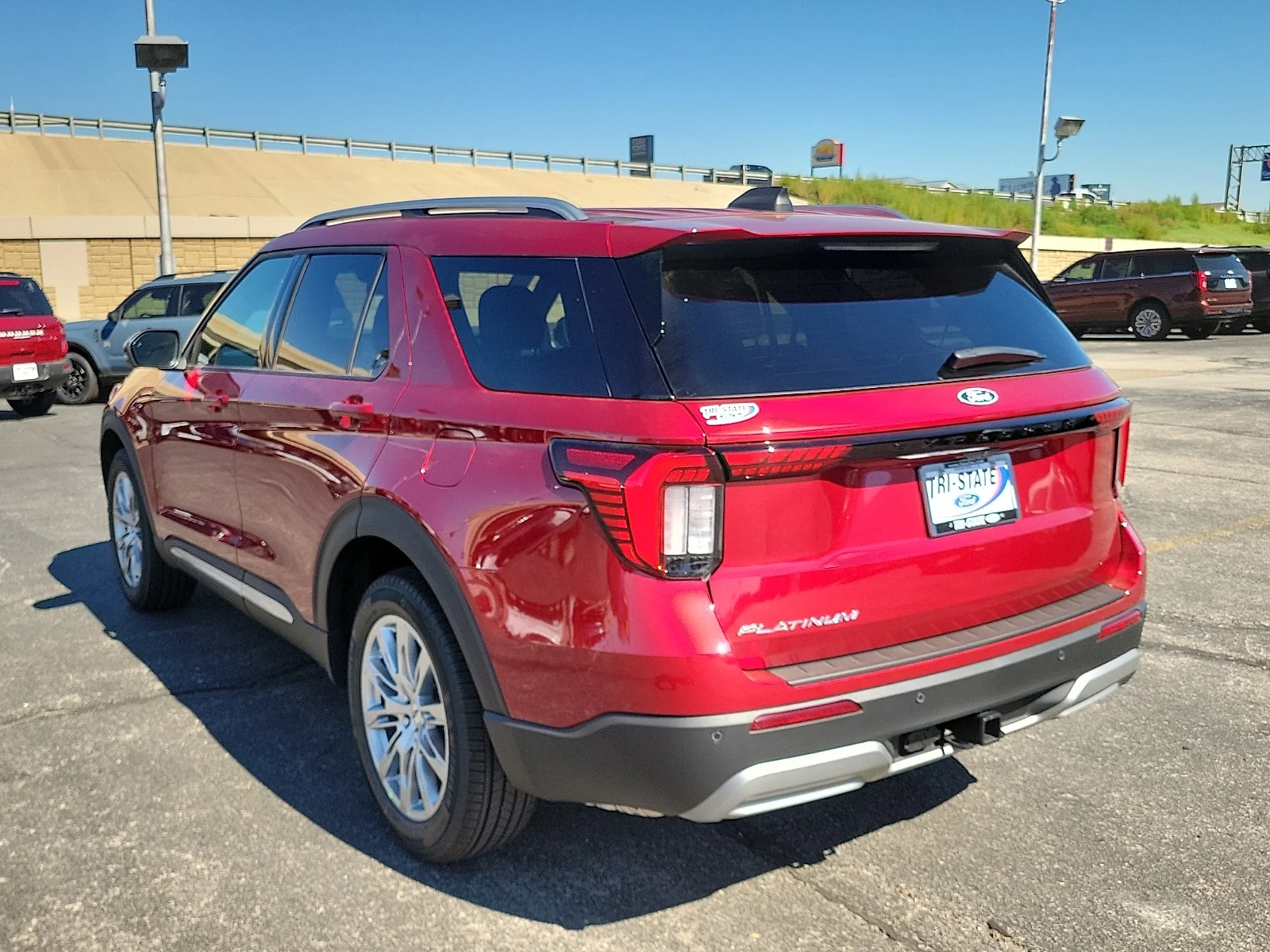 New 2027 Ruby Red Metallic Tinted Clearcoat Ford Platinum image 3