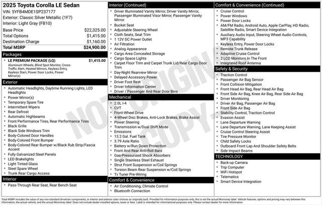 Certified Used 2025 SILVER ME. Toyota  image 30