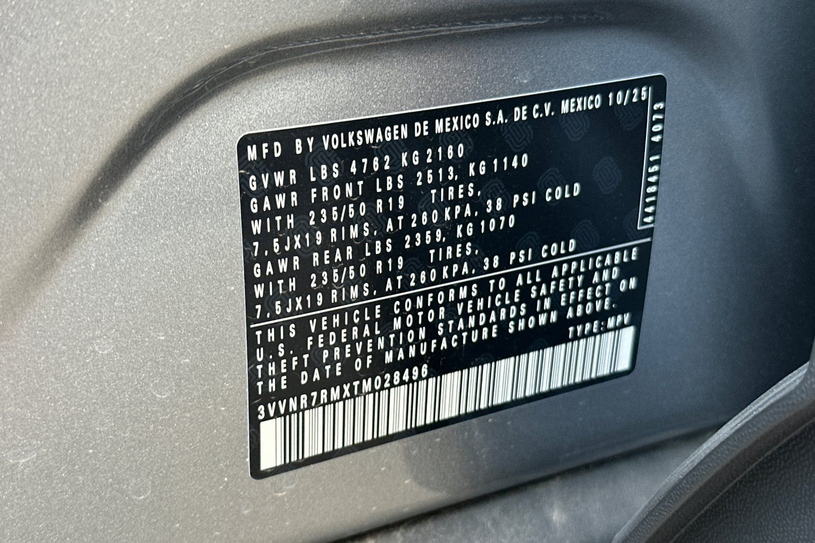 New 2026 Pyrite Silver Metallic Volkswagen 2.0T SE image 28