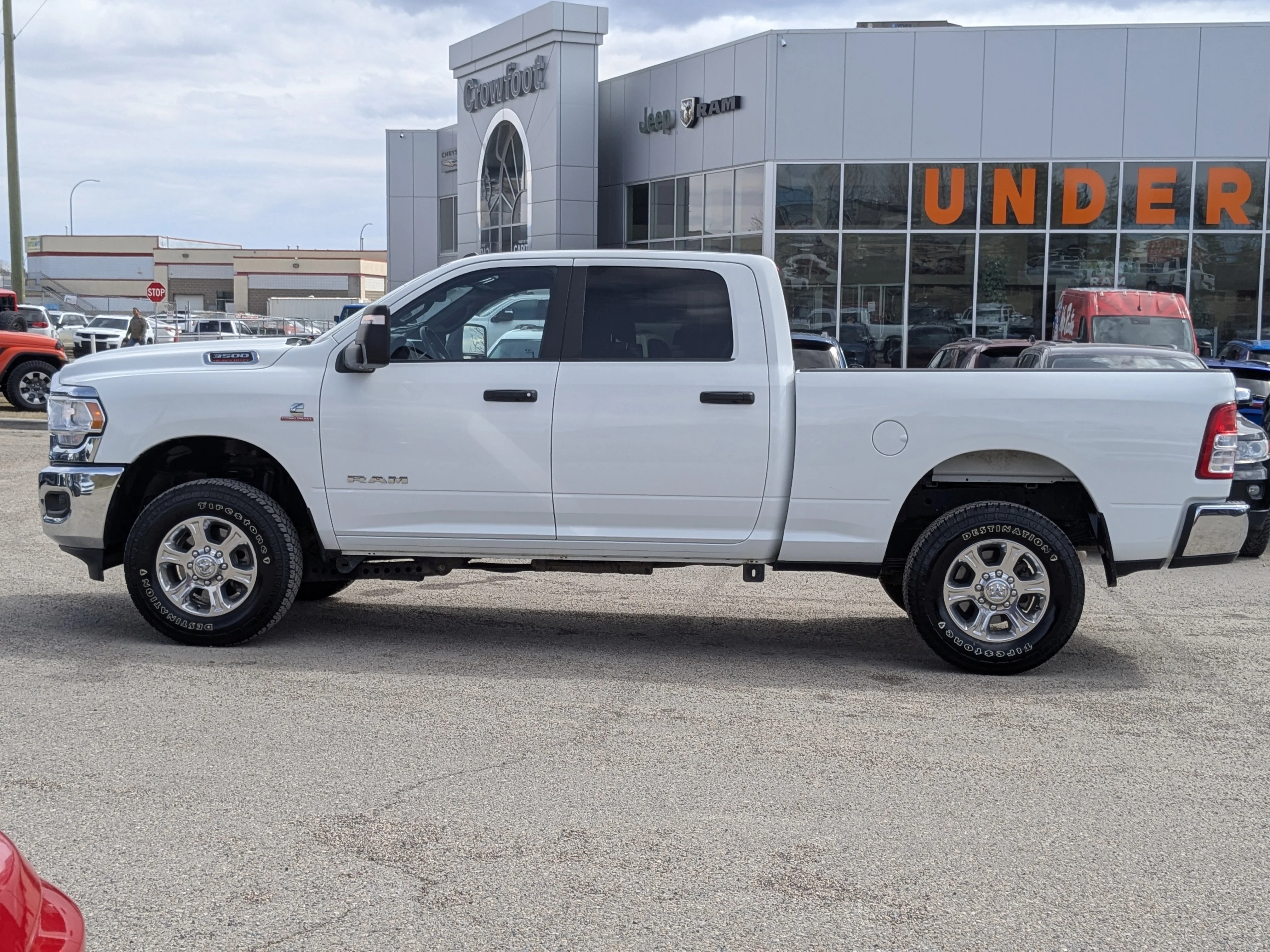 Used 2024 White RAM Big Horn - - Level 1 Equip Grp - Protection Group - OWL On?/Off?Road Tires - 6.7L Cummins Diesel & M image 5