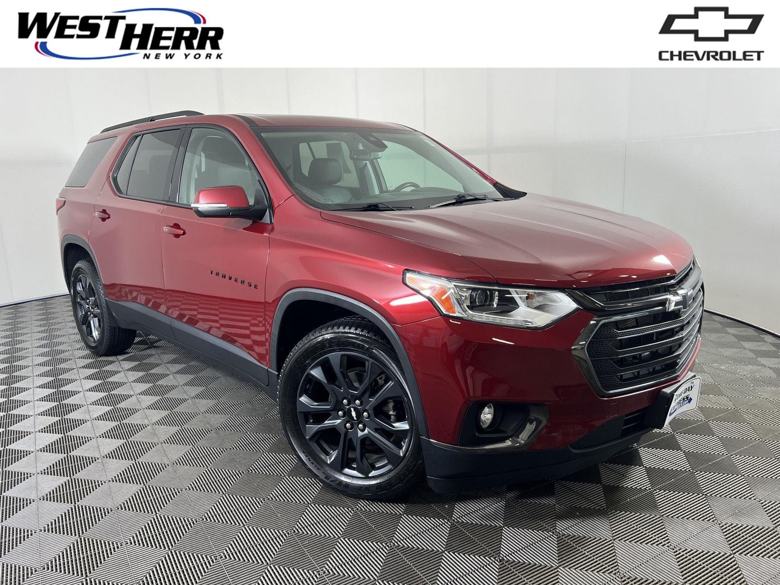 Used 2021 Cajun Red Tintcoat Chevrolet RS image 1