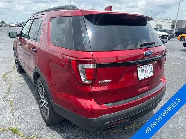 Used 2017 Ruby Red Metallic Tinted Clearcoat Ford Sport image 9