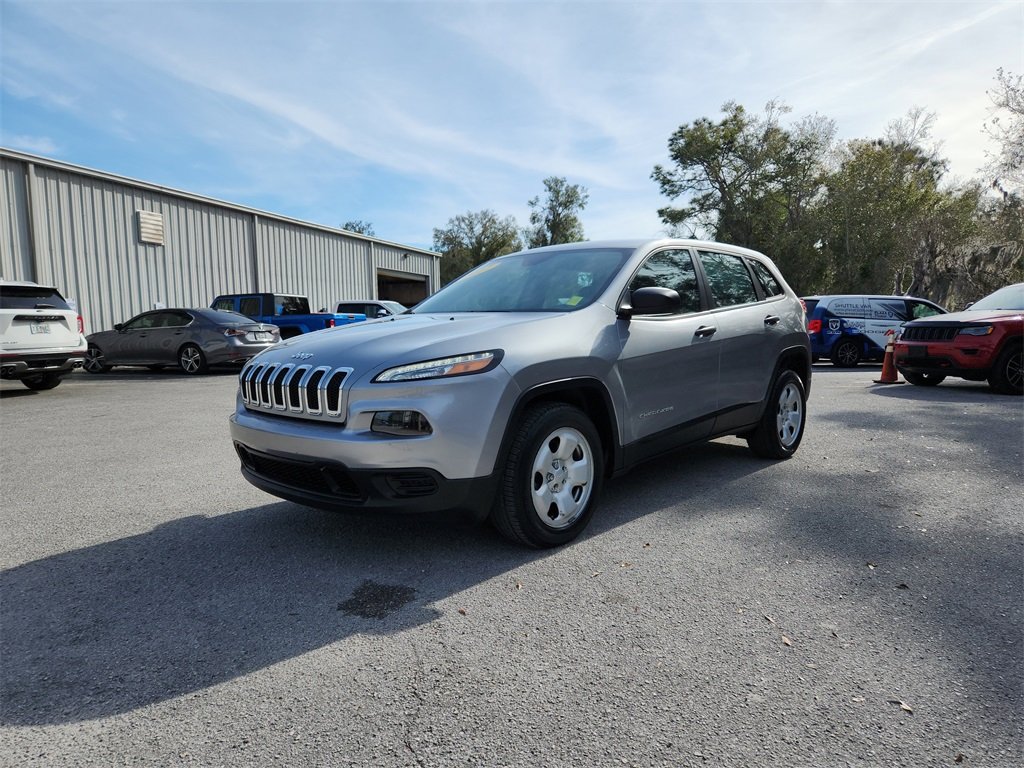 Certified 2017 Jeep Cherokee Sport with VIN 1C4PJLAB1HW574239 for sale in Inverness, FL