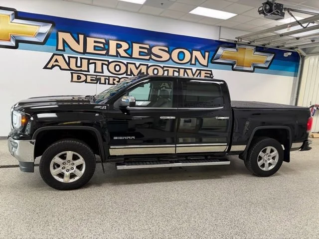 Used 2017 GMC Sierra 1500 SLT with VIN 3GTU2NEC8HG334280 for sale in Detroit Lakes, Minnesota