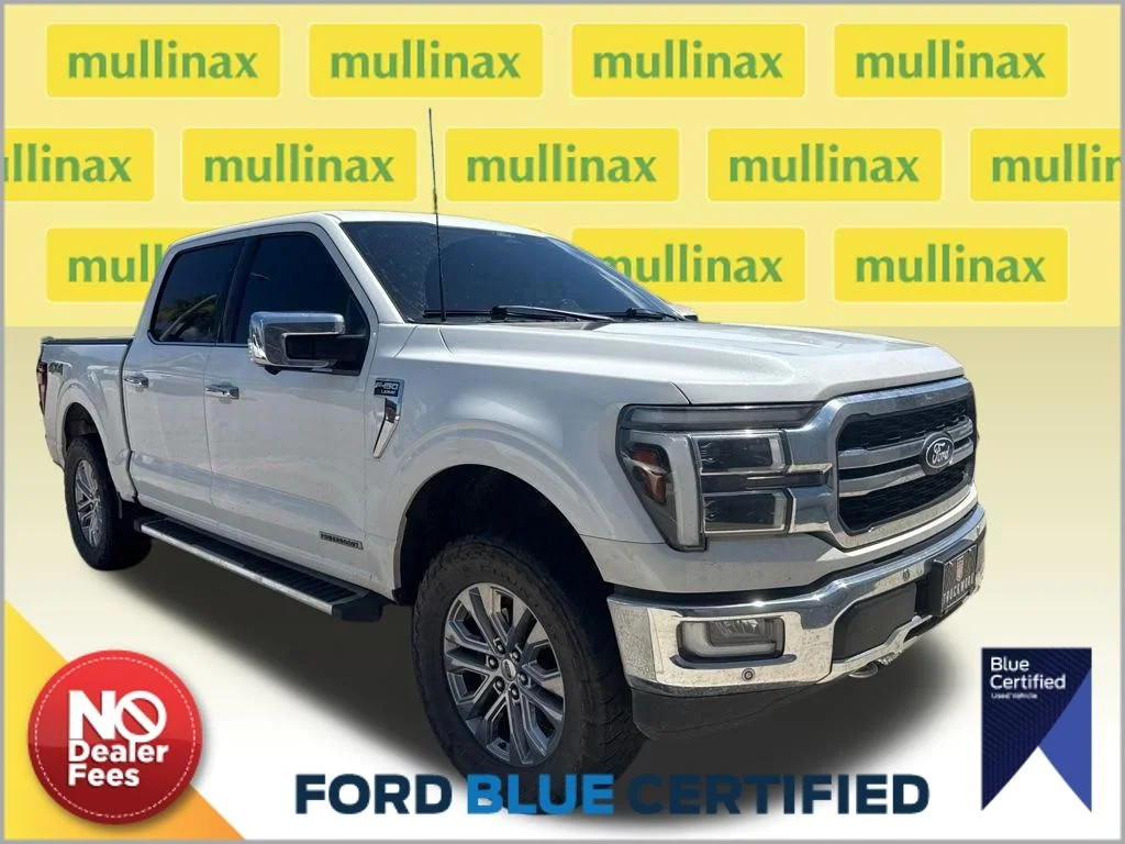 Certified Used 2024 White Ford Lariat image 1