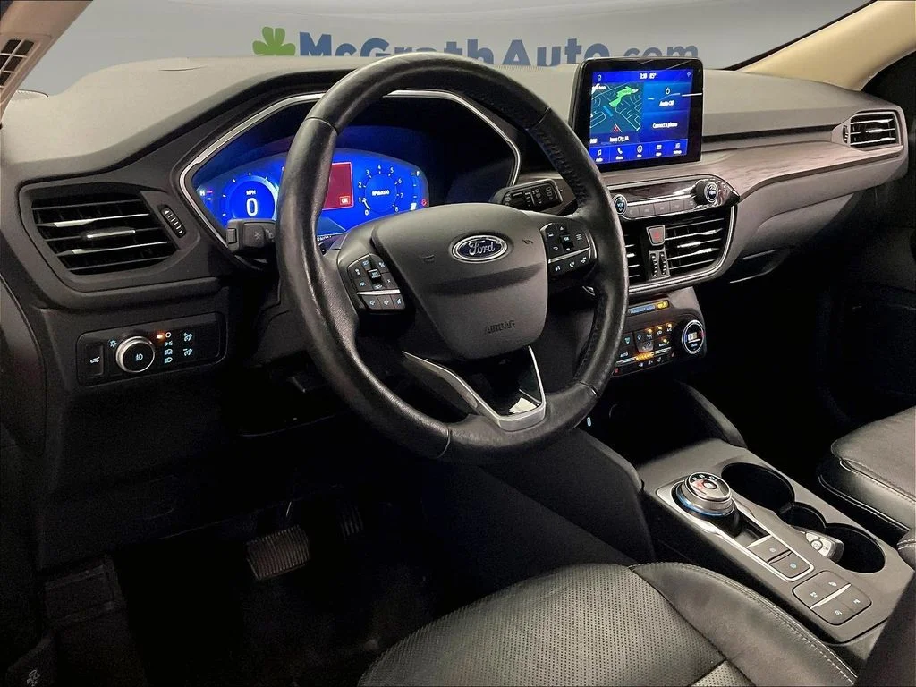 Used 2020 Blue Ford Titanium image 18