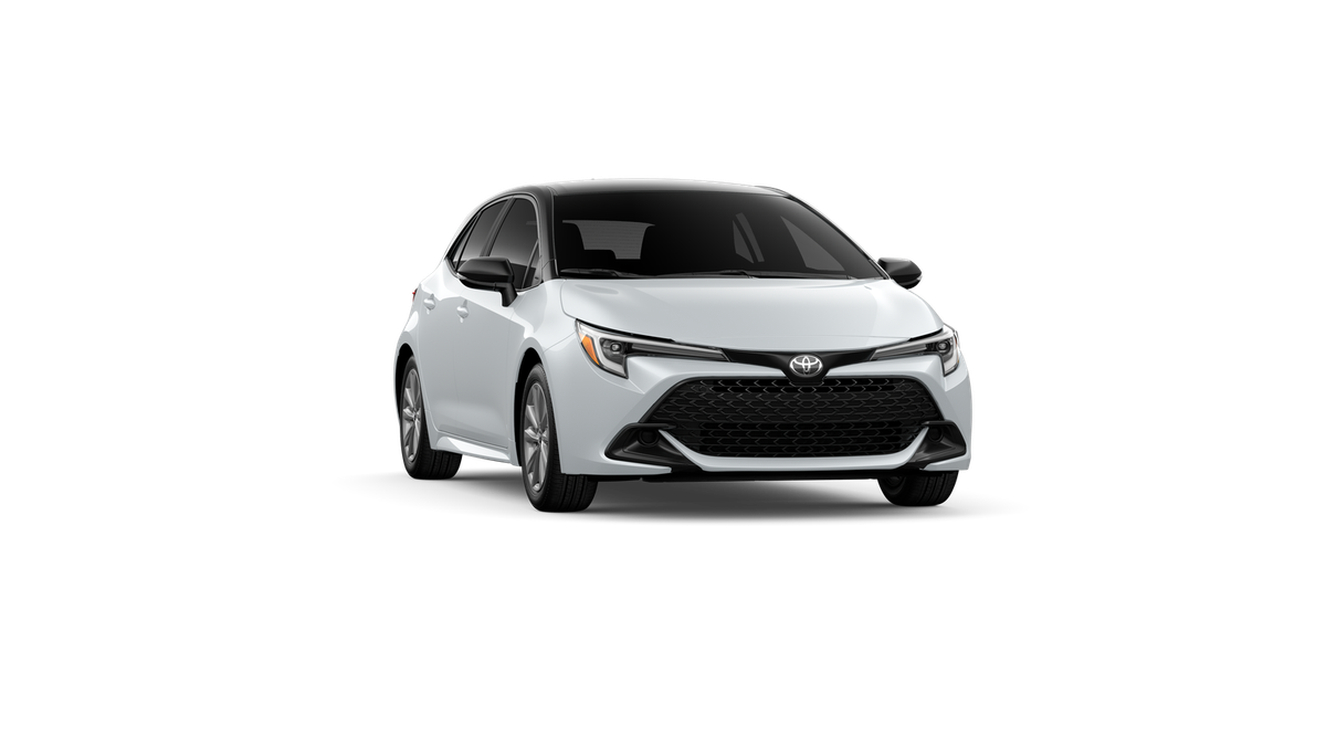 New 2027 Wind Chill Pearl with Black roof Toyota SE image 16