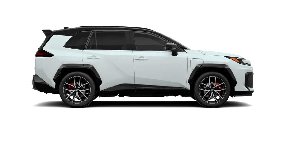 New 2026 Wind Chill Pearl with Midnight Black Metallic roof Toyota GR SPORT image 64