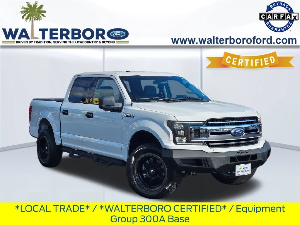 Used 2018 Oxford White Ford XLT image 1