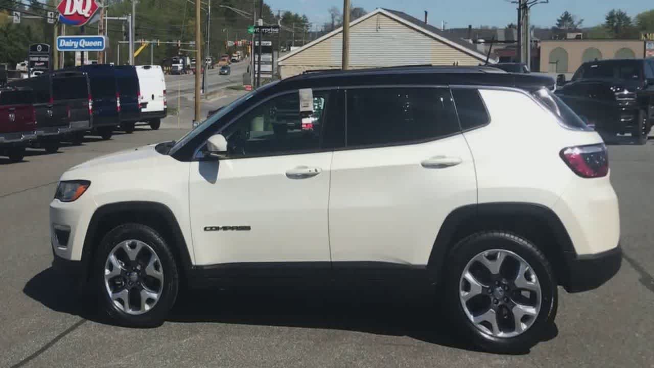 Used 2021 Pearl White Tri-Coat Jeep Limited image 5