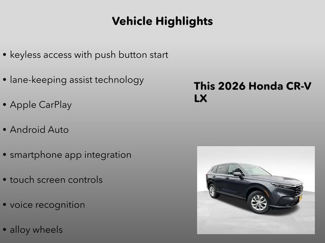 2026 Honda CR-V LX - Photo 10