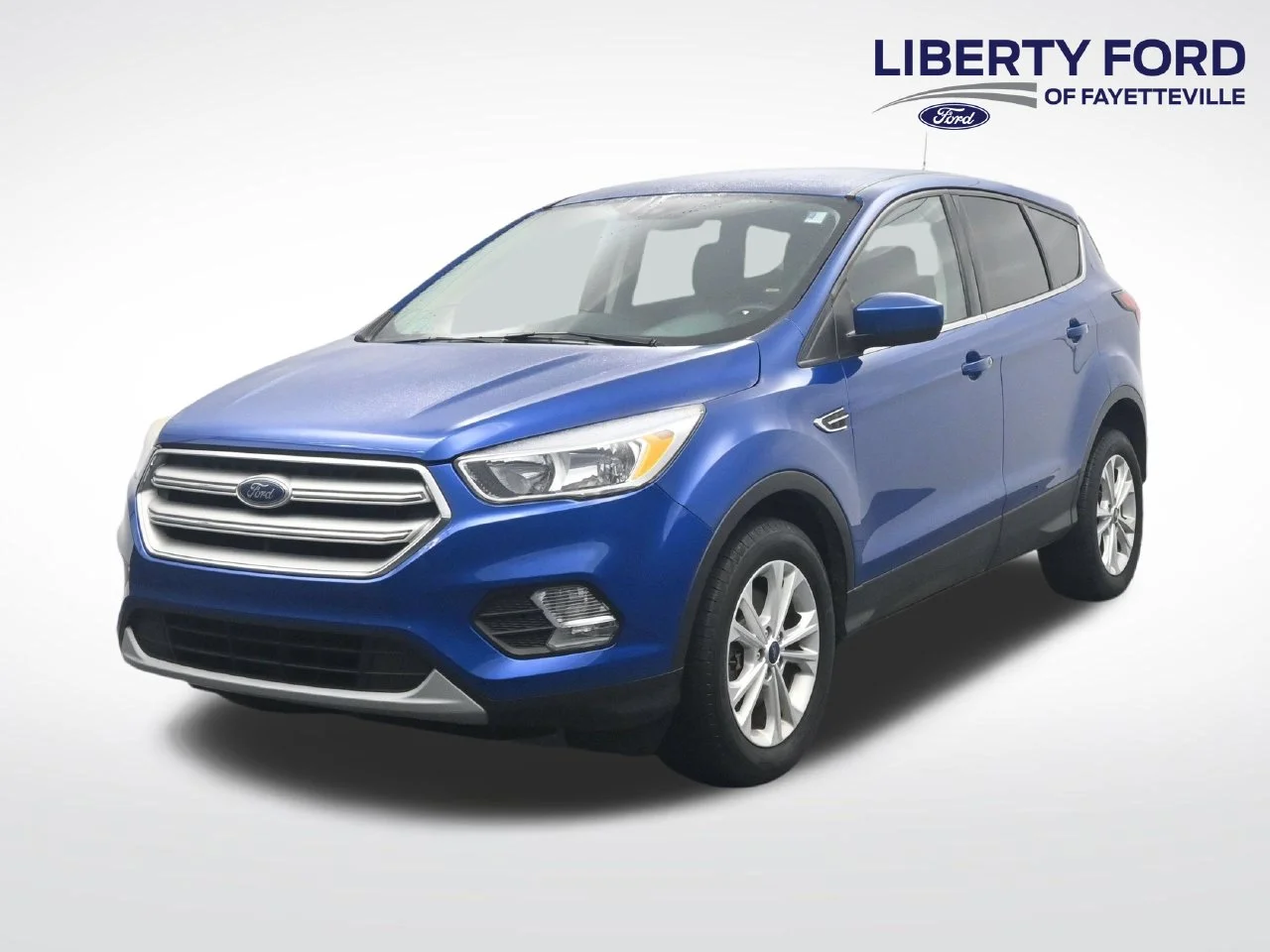 Certified Used 2019 Lightning Blue Ford SE image 1