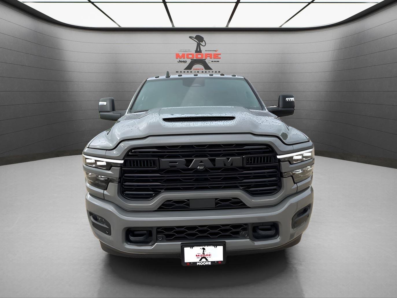 New 2026 Ceramic Gray Clear-Coat Exterior Paint RAM Laramie image 2